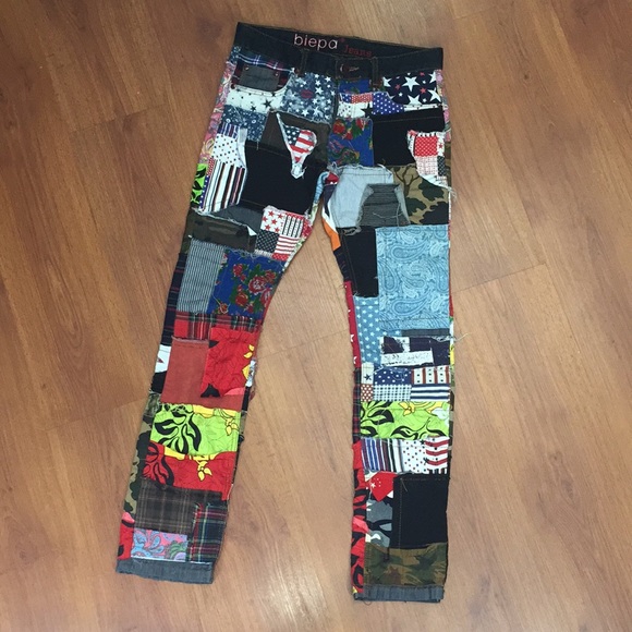 Denim - Totally Cool Biepa Patchwork Jeans